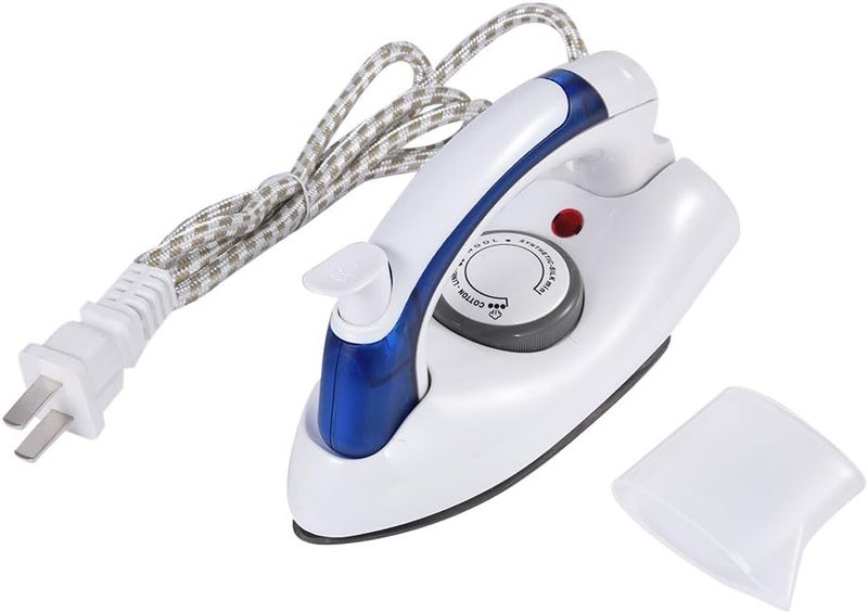 klarako Steam Iron,Portable Foldable Folding Compact Handheld Steam Travel Iron,Nonstick sole plate,Anti-skidding handle, - Image 1