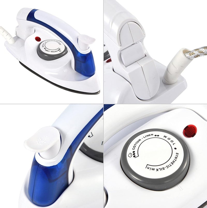 klarako Steam Iron,Portable Foldable Folding Compact Handheld Steam Travel Iron,Nonstick sole plate,Anti-skidding handle, - Image 5