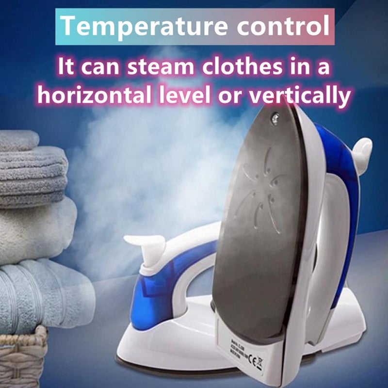 klarako Steam Iron,Portable Foldable Folding Compact Handheld Steam Travel Iron,Nonstick sole plate,Anti-skidding handle, - Image 2