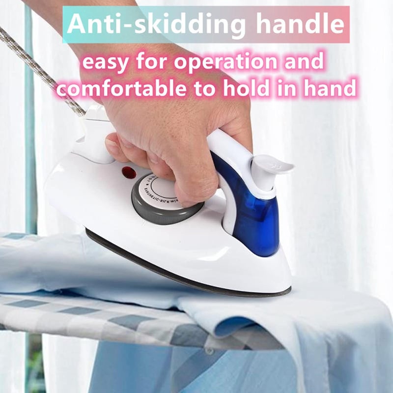 klarako Steam Iron,Portable Foldable Folding Compact Handheld Steam Travel Iron,Nonstick sole plate,Anti-skidding handle, - Image 3