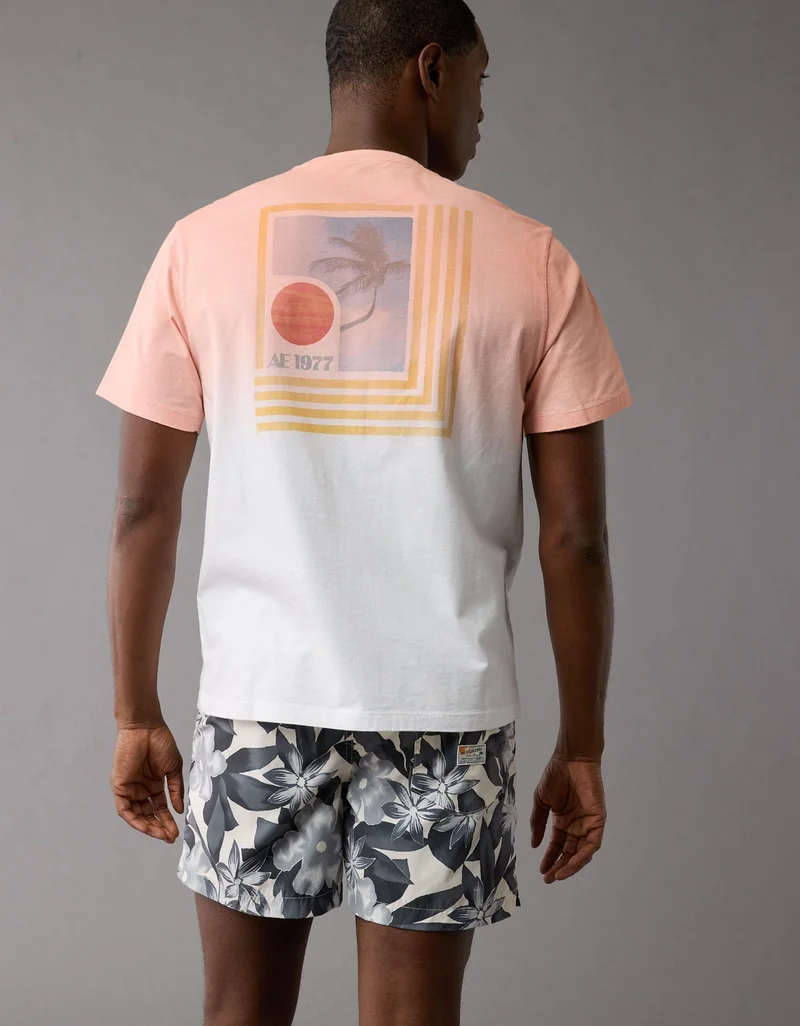 امريكان ايجل تي-شيرت بطبعة شعار