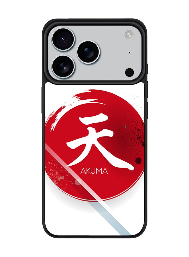 Stylizedd iPhone 17 Pro Case, [Compatible with MagSafe] Slim Magnetic cover Phone Case iPhone 17 Pro -I Am Akuma - Image 1