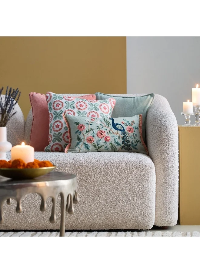 هوم بوكس Fest Velvet Piping Filled Cushion 45 x 45 cm