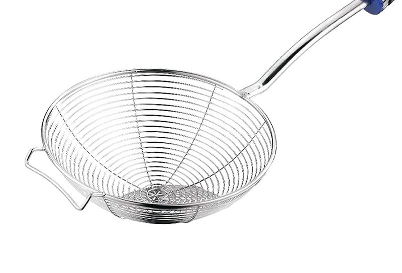 QUALIZA Puri Strainer Poori Jhara Deep Fry Mesh Strainer Puri Bhajiya Gota Pakoda Strainers 1 PC - Image 4