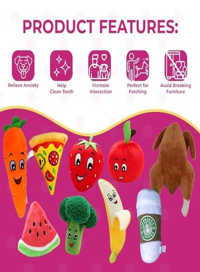 Glow Pups لعبة كلب قطيفة على شكل بروكلي تصدر صوتاً عند الضغط عليها - Image 3