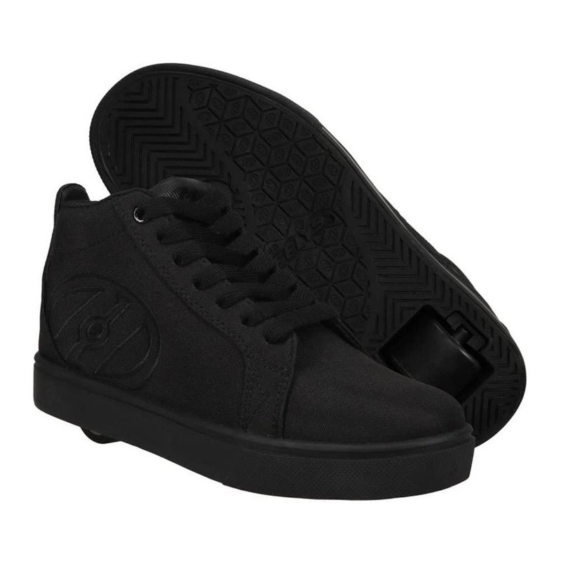 HEELYS Racer 20 Mid (Little Kid/Big Kid/Adult) Black 8 Men's, 9 Women's M - Image 1