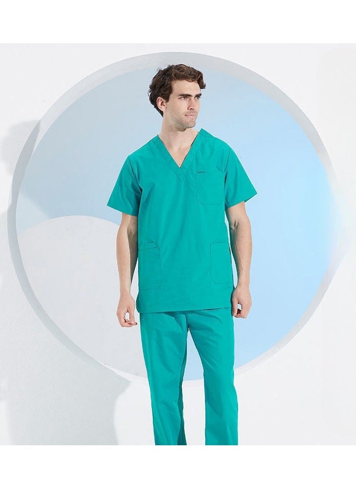 KUYING New Summer Thin Nurse Uniform Split Set Medical Work Uniform  - Image 1