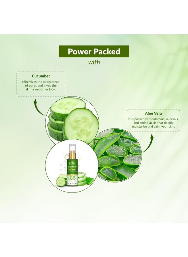 لوتس بوتنيكال تونر "لوتس بوتانيكلز" (Lotus Botanicals) بالخيار والصبار لشد مسام الوجه (50 مل) | يعزز نضارة البشرة، يفتح المسام، ويساعد في مكافحة حب الشباب والبثور. - Image 2