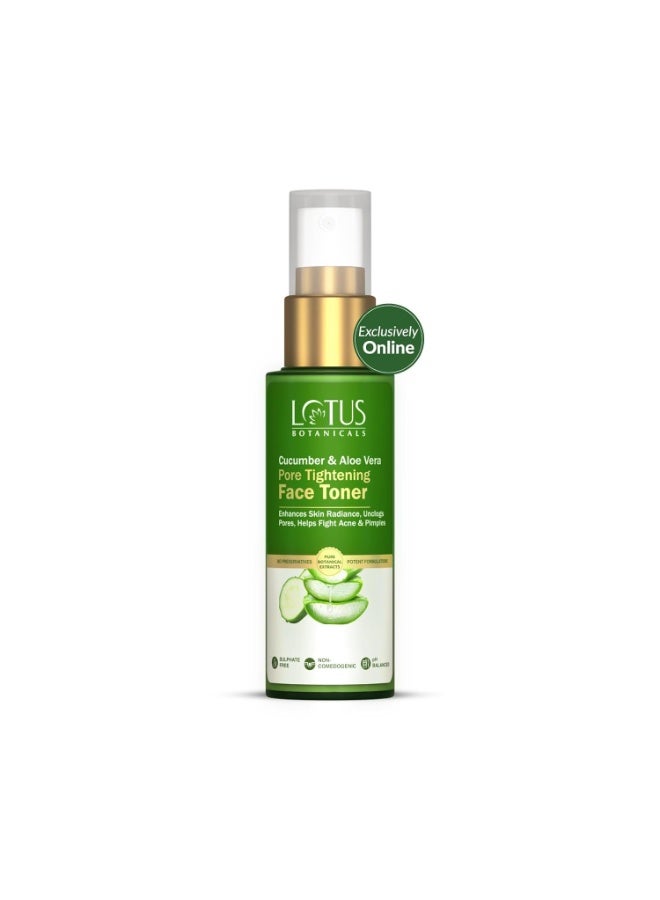 لوتس بوتنيكال تونر "لوتس بوتانيكلز" (Lotus Botanicals) بالخيار والصبار لشد مسام الوجه (50 مل) | يعزز نضارة البشرة، يفتح المسام، ويساعد في مكافحة حب الشباب والبثور. - Image 1