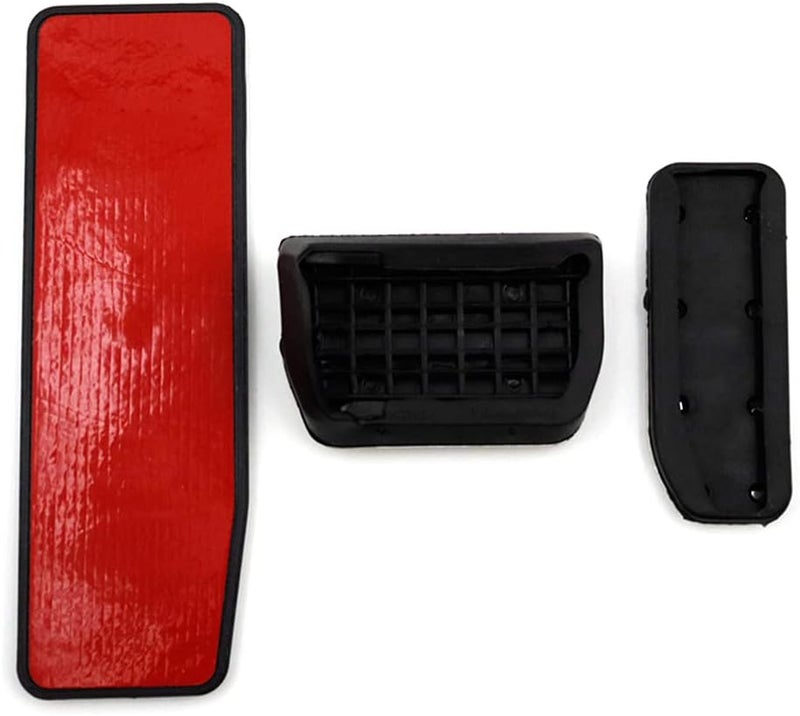 QASULER 3Pcs AT Car Foot Brake Pedals Cover Kit - Image 5