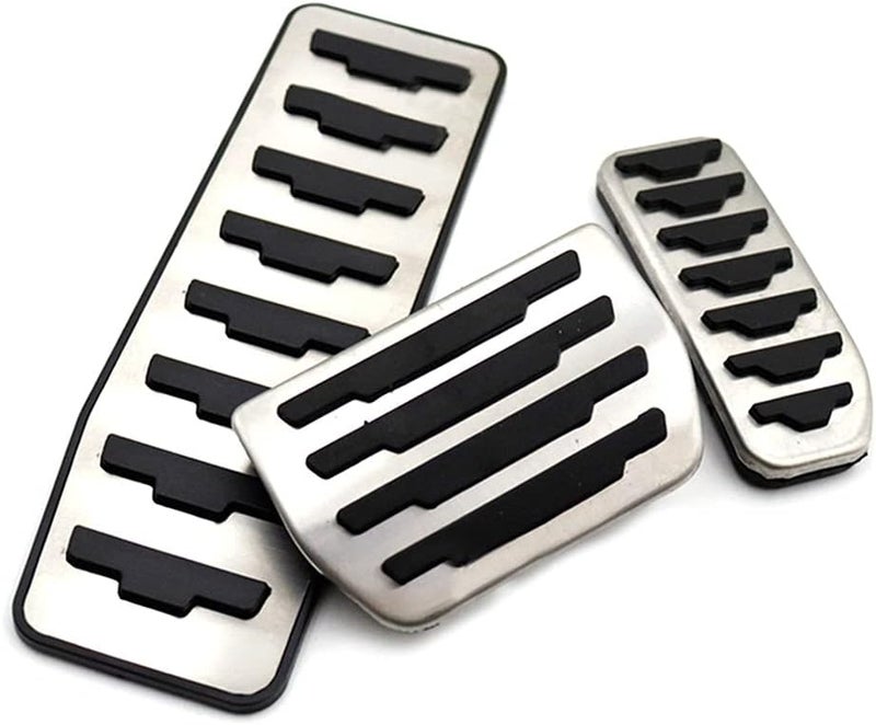 QASULER 3Pcs AT Car Foot Brake Pedals Cover Kit - Image 4