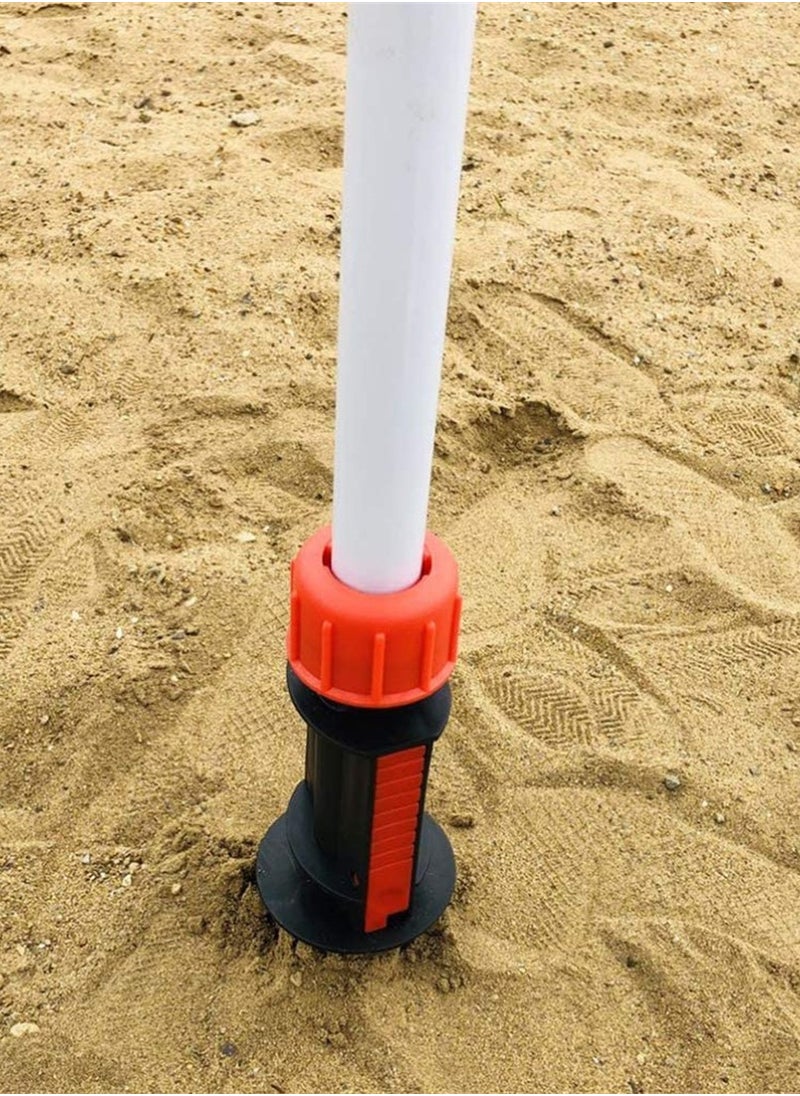 SYOSI Umbrella Anchor Stand, Beach Umbrella Anchor Stand Holder Plastic Umbrella Sand Grabber Fishing Pole Sand Anchor Outdoor Supplies  - Image 2