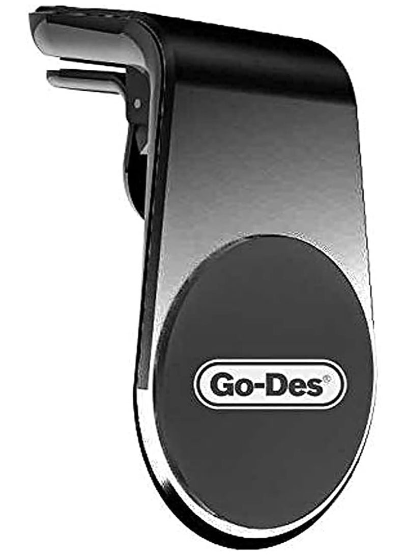 ELTRAZONE Magnetic Car Phone Holder Air Vent Mount Mobile Magnetic Clip Stand Cradle Compatible with iPhone 12 mini/12/12 Pro/12 Pro Max/11 Pro,S20 S10 S9 A70 Huawei P30 P20 Xiaomi & All Other Phones - Image 1