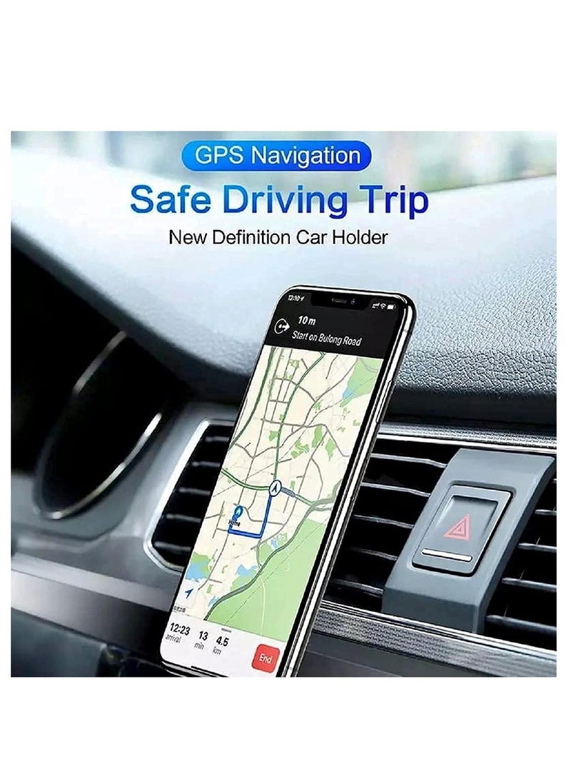 ELTRAZONE Magnetic Car Phone Holder Air Vent Mount Mobile Magnetic Clip Stand Cradle Compatible with iPhone 12 mini/12/12 Pro/12 Pro Max/11 Pro,S20 S10 S9 A70 Huawei P30 P20 Xiaomi & All Other Phones - Image 3