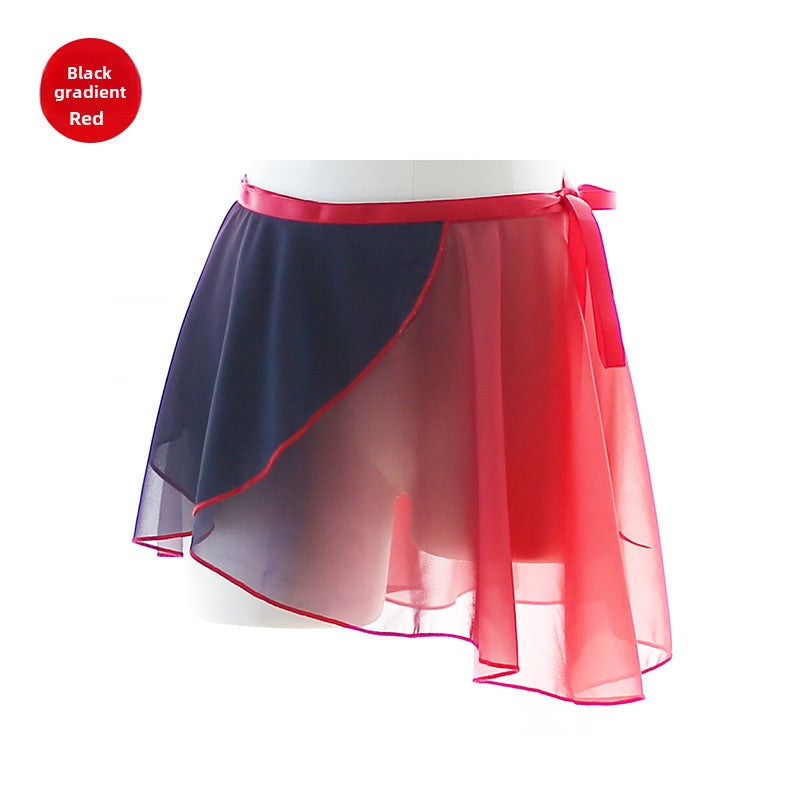 Ballet Dancewear: Black Gradient Red One-Piece Polyester Spandex Blend - Durable Comfortable Modern Ballet Dancewear for Adult Auditions Practices Stage Performances - Image 1