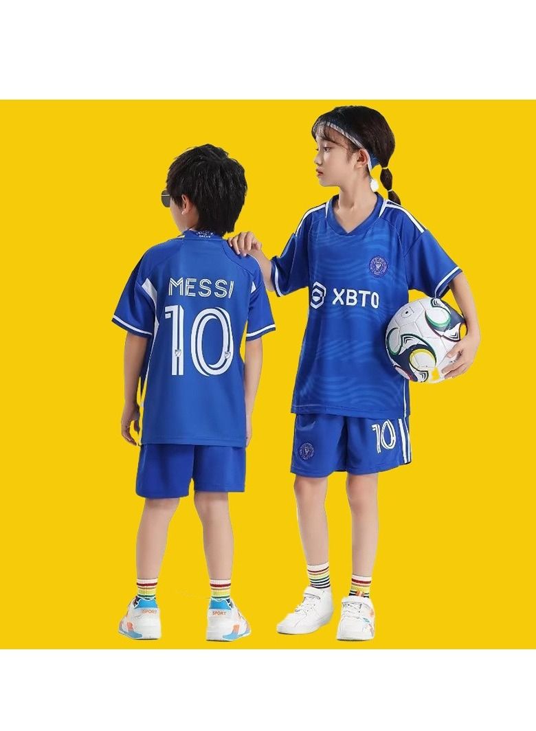 M MIAOYAN M MIAOYAN Messi Miami International Club same style children's primary school football jersey - Image 1