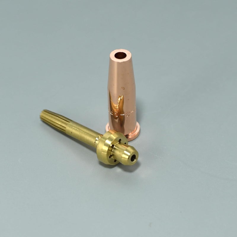 RIVERWELD Propane Natural Gas Cutting Tips 3-GPN Size 3 and 3-3-GPN Fit Victor-style Oxygen Oxyfuel Cutter Torch Made of Copper PK2 - Image 5