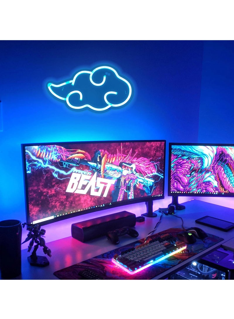 Barakah Anime Cloud Neon Sign for Wall Decor Cool LED Lights Dimmable USB Powered Signs Bedroom Game Room Living Party Decoration Gift - Image 3