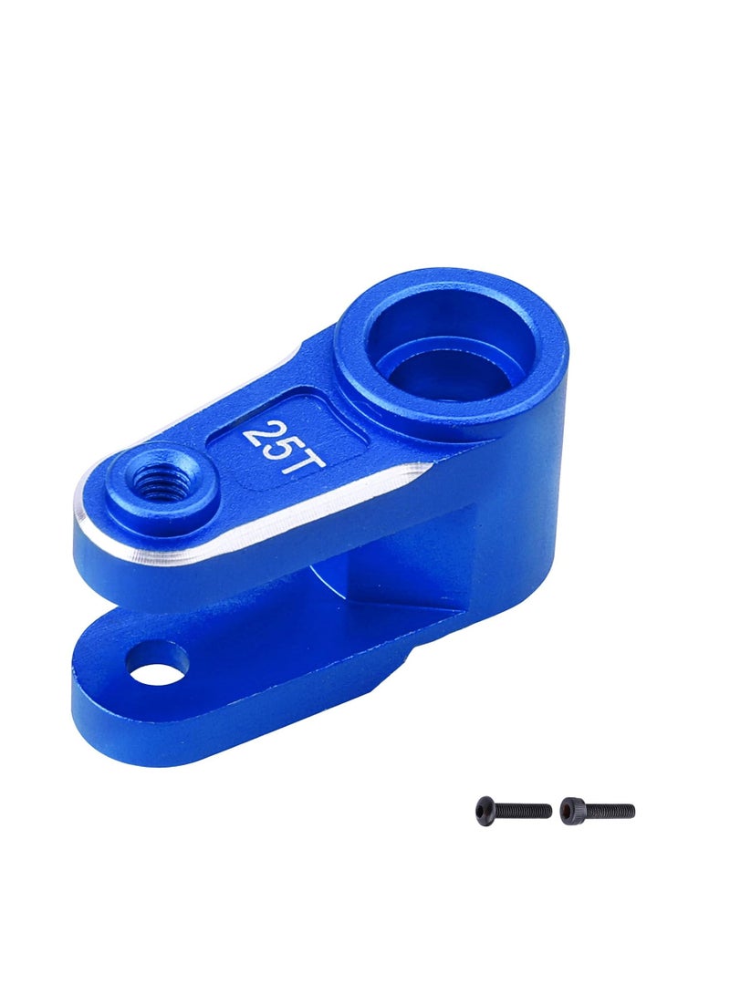 Hobbypark ذراع توجيه معدنية من الألومنيوم لـ Traxxas Maxx V1 V2 WideMaxx Stock Servo أزرق داكن - Image 1