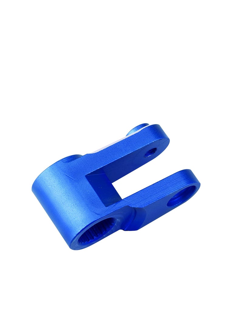 Hobbypark ذراع توجيه معدنية من الألومنيوم لـ Traxxas Maxx V1 V2 WideMaxx Stock Servo أزرق داكن - Image 3