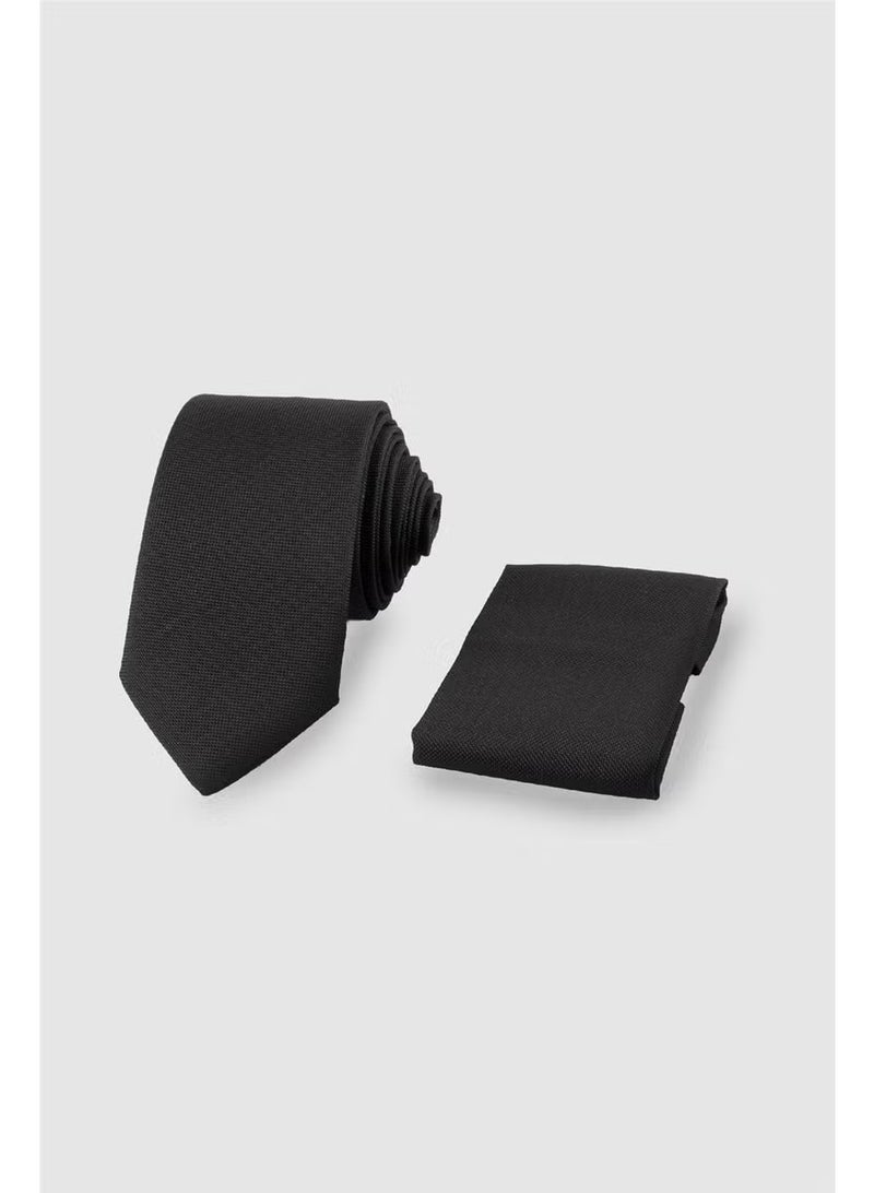 Tudors Plain Men's Tie with Pocket Handkerchief - Image 2
