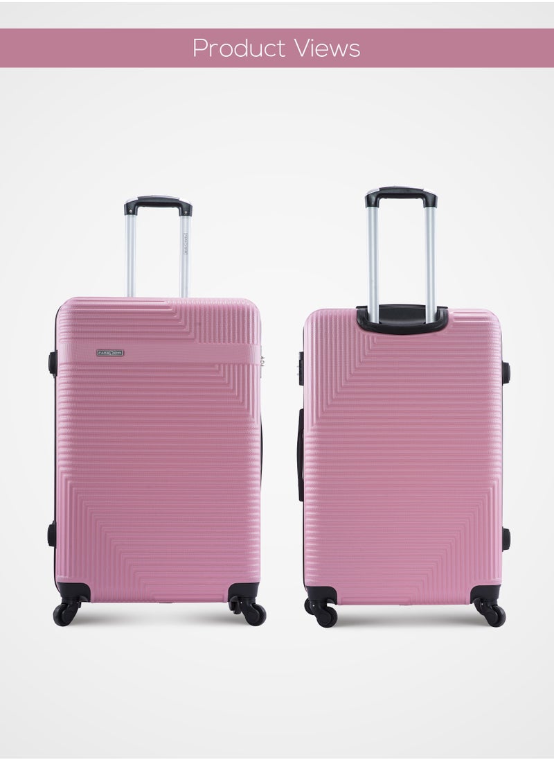 PARAJOHN - Neto Cabin size ABS Hardside Spinner Luggage Trolley 20 Inch Pink - Image 1