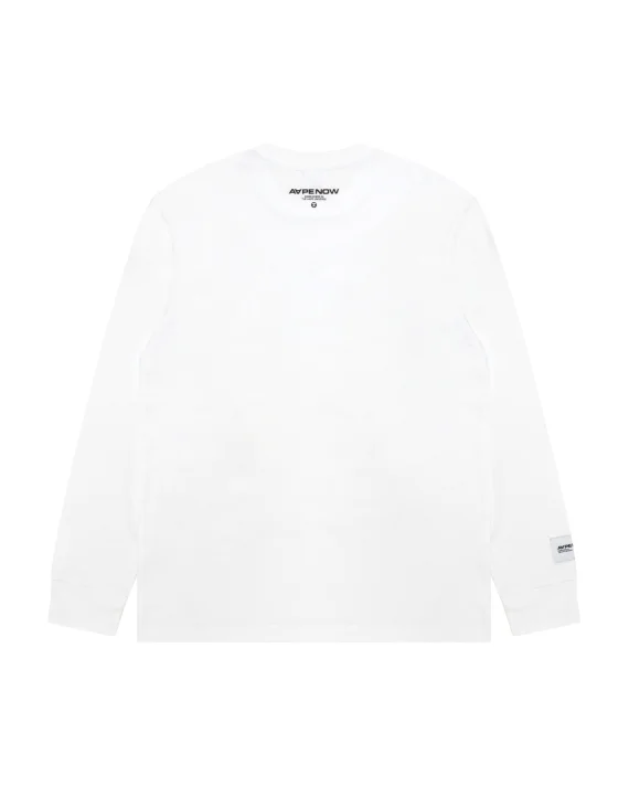 AAPE AAPENOW moonface logo long sleeve tee