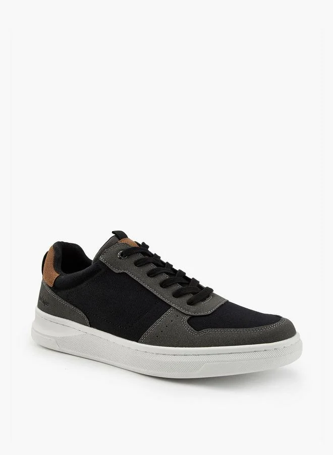 Lee Cooper BLACK Men's Lace-Up Sneakers for Men | Best Price UAE