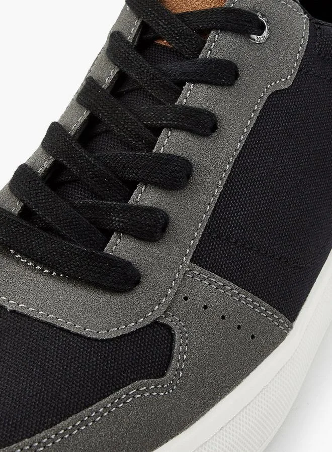 Lee Cooper BLACK Men's Lace-Up Sneakers for Men | Best Price UAE