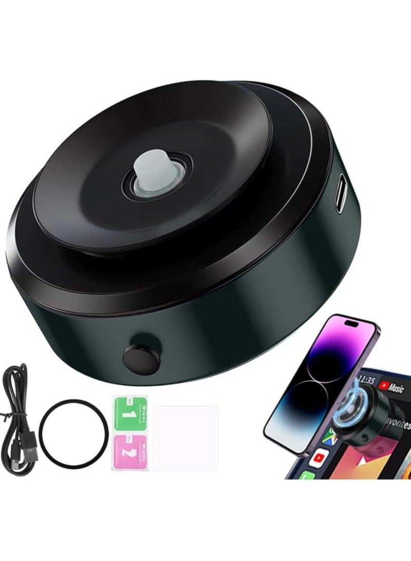 Saska Magnetic Vacuum Suction Phone Holder for Car/Gym/Mirror/Smooth Surface - Suction Phone Mount, Hands-Free Cell Phone Holder - Image 1