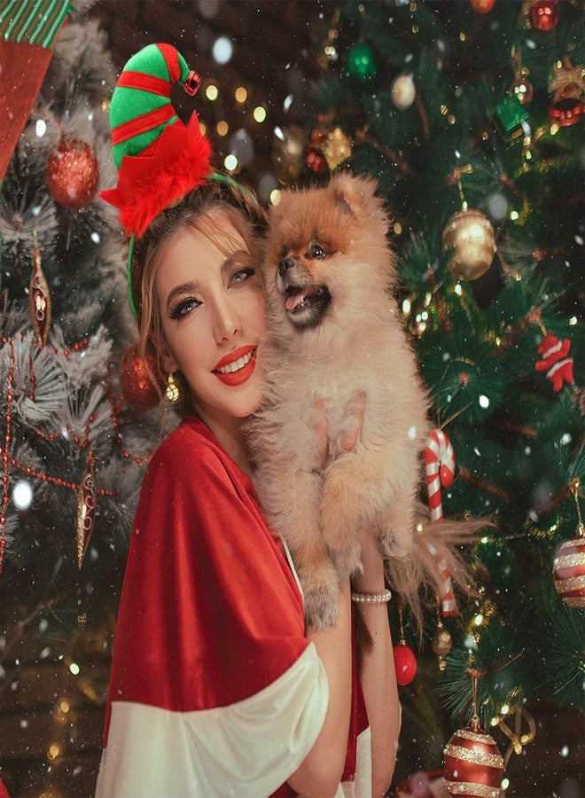 minkissy Christmas Headband Hat Headband Christmas Costume Headwear for Costume Carnival Party - Image 4