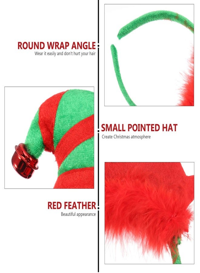 minkissy Christmas Headband Hat Headband Christmas Costume Headwear for Costume Carnival Party - Image 3