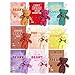 AuroTops Valentines Day Cards for Kids 24 Pack Mini Bears Plush Toy with Valentines Day Cards Mini Stuffed Animal for Valentine School Party Favors for Kids Boys Girls Kid Exchange Valentines Day Gifts - Image 2