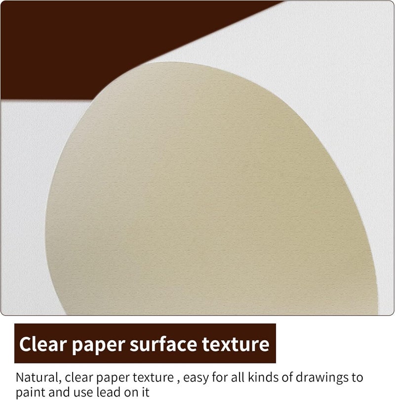 Clesante دفتر رسومات A4، دفتر رسومات فني للرسم، 120 صفحة مربوطة بشكل حلزوني، وزن الورق 160 جرام/متر مربع، خالٍ من الأحماض، مناسب للأطفال والبالغين والمبتدئين والفنانين (لون وردي). - Image 3