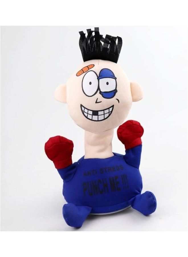 NIBEMINENT Punch Me Electric Funny Plush Figure Children Toy with Simulation Sound 30x25x20cm - Image 5