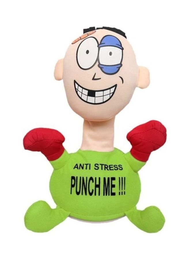 NIBEMINENT Punch Me Electric Funny Plush Figure Children Toy with Simulation Sound 30x25x20cm - Image 2