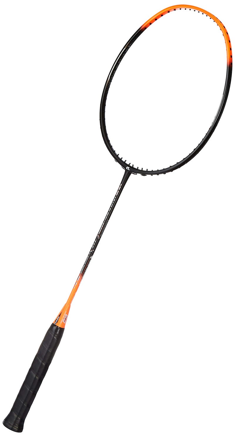 Apacs Nano Fusion Speed 722 (76 grams, Made in Vietnam) Ulta Light Weight | Japanese Graphite Unstrung Badminton Racket with Free Full Cover | G2-4 1/8 inches (Neon Orange) - Image 4