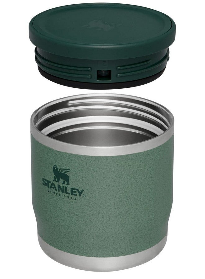Stanley Stanley Adventure To-Go Food Jar 12 oz | Vacuum Insulated Thermos Food Container | Wide Mouth Screw On Lid | Packable for Travel | Stainless Steel with Leakproof Lid | BPA-Free | Hammertone Green  - Image 1