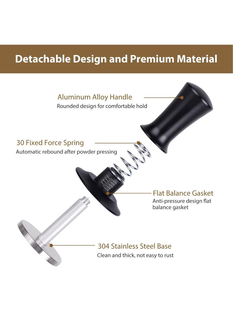 RATSAW - 58mm Espresso Tamper Coffee Tamper for Espresso Machine Espresso Tamp with Spring Loaded Tamper Depth adjustable Espresso Hand - Image 1