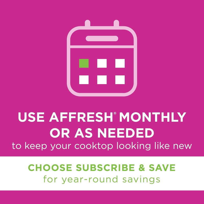 Affresh Cooktop Cleaning Kit, Safe for Glass & Ceramic Cooktops, Includes 5 oz cleaner, 5 pads, 1 scraper - Image 5