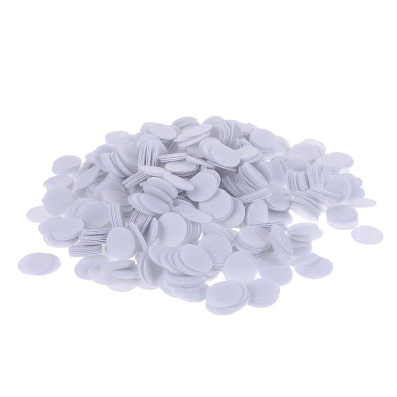 2000pcs Non Woven Adhesive Gasket Felt Pads for DIY Hair Accessories Craft - Image 2