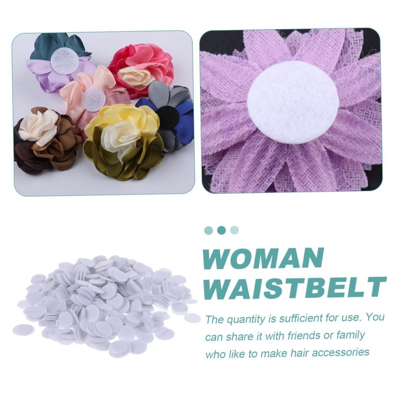 2000pcs Non Woven Adhesive Gasket Felt Pads for DIY Hair Accessories Craft - Image 4