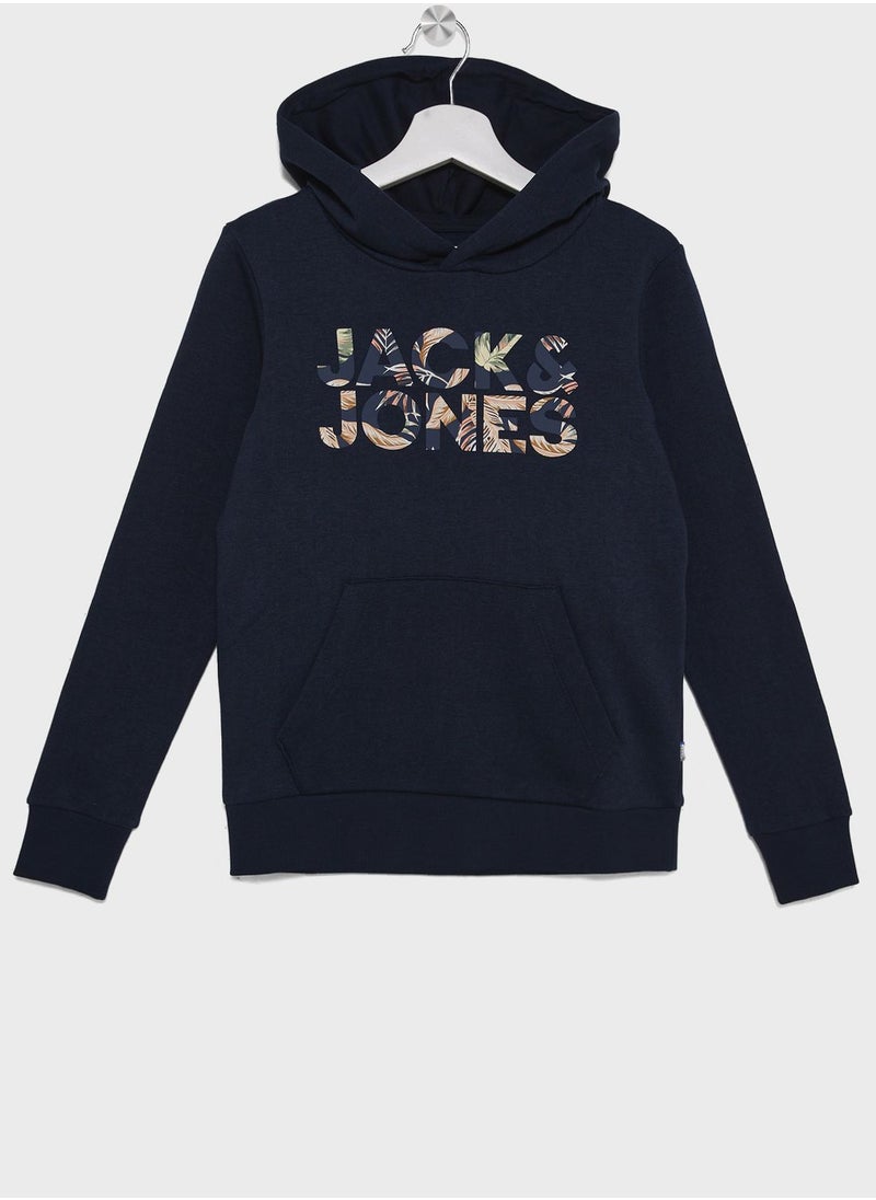 Jack & Jones Junior - Youth Logo Hoodie - Image 1