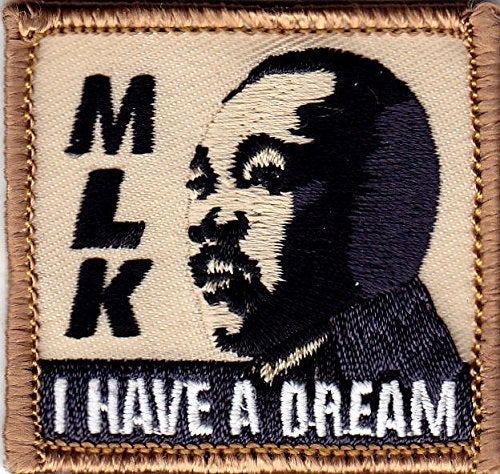 AE "MLK - I HAVE A DREAM" - IRON ON EMBROIDERED PATCH - HERITAGE - BLACK HISTORY - Image 4