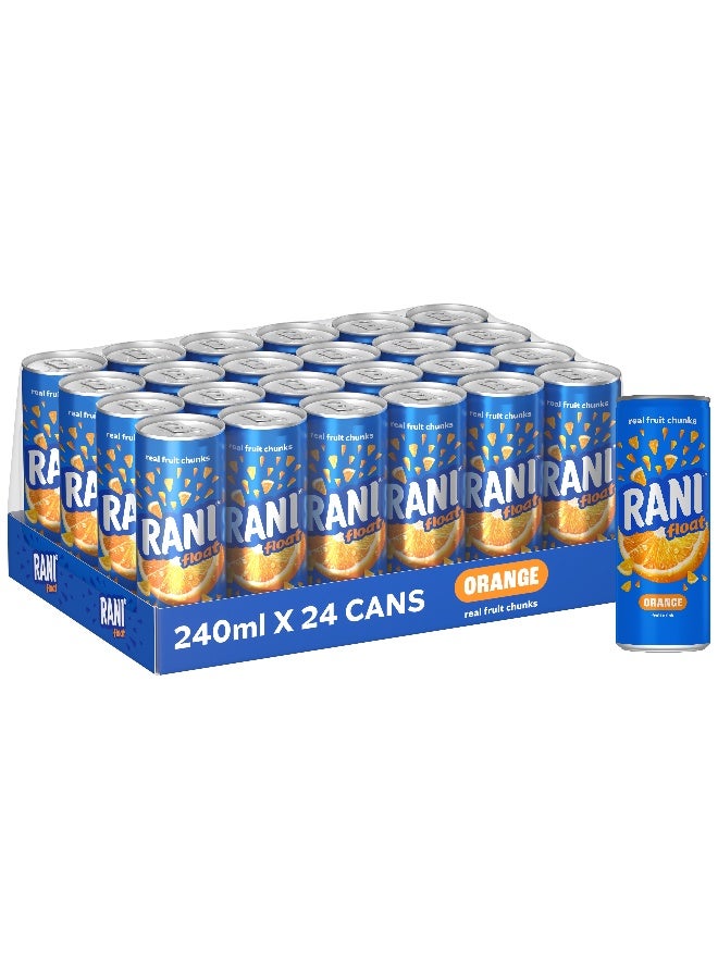 Rani Orange Juice with float 240ml in Can x 24 Pack