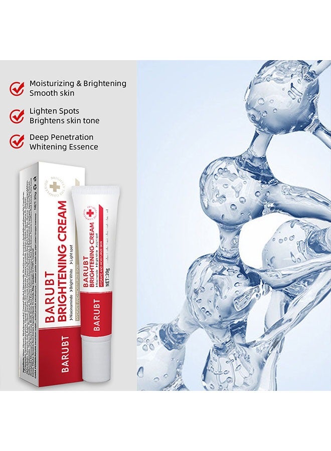 BARUBT Barubt Brightening Cream,Niacinaminde & Bright White & Light Spot 20g - Image 4