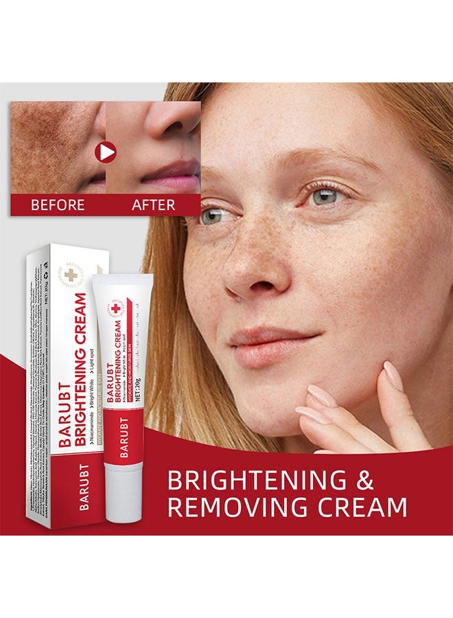 BARUBT Barubt Brightening Cream,Niacinaminde & Bright White & Light Spot 20g - Image 2