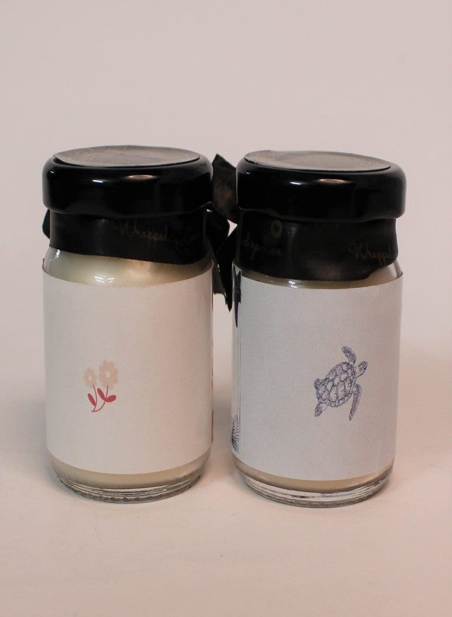 Wrapped up Love Scented Candles get Well Soon Gift Set - mini Scented Candles Gift Set- Pack of 2 - Vanilla Musk and Peppermint Eucalyptus - Image 4