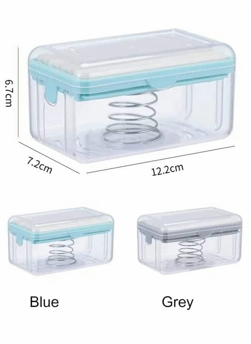 SYOSI - Soap Box, Bathroom Countertop Soap Dishes, Foam Soap Dispenser with Roller and Drain Holes, Cleaning Storage in One, Multifunctional Soap Bubble Box Quick Foam Quick Drain to Keep Countertops Clean - Image 1