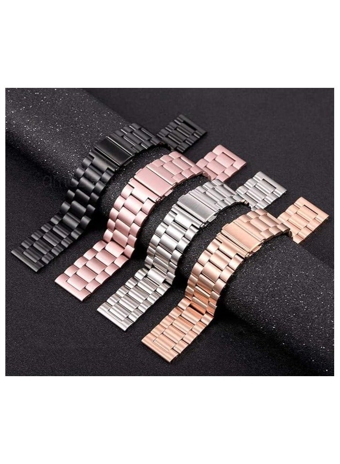 Bracelets for Redmi Watch 5 Active/Watch 5 Lite Strap, Stainless Steel Strap for Redmi Watch 5 Active/Watch 5 Lite Replacement Wristbands Business Strap for Redmi Watch 5 Active/Watch 5 Lite silver - Image 3